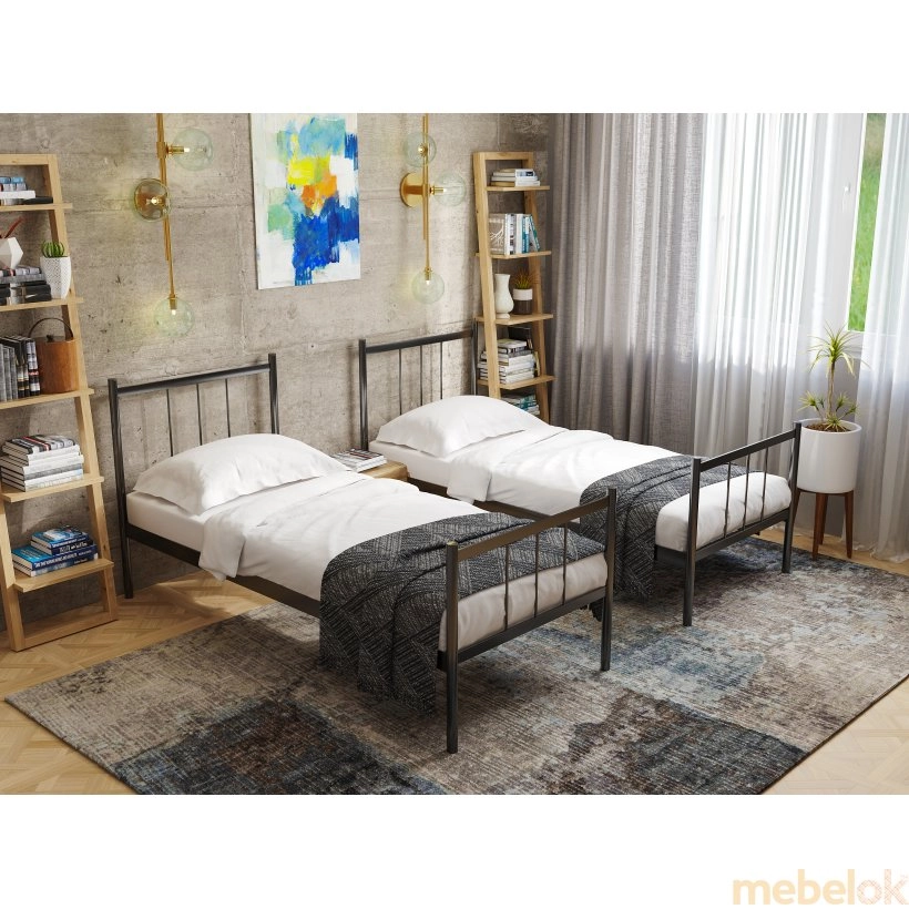 ліжко з виглядом в обстановці (Ліжко Twins Duo 80x160)