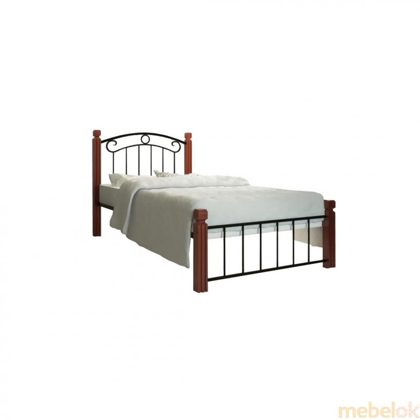 Ліжко Монро на дерев'яних ногах 90х190