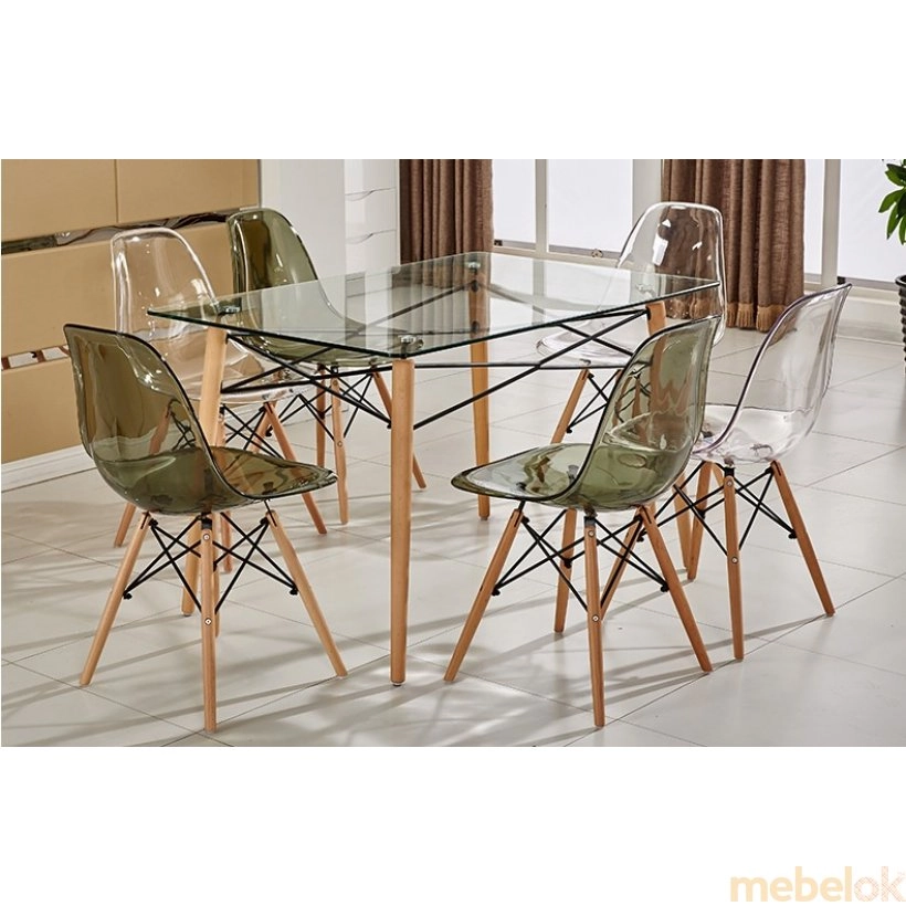 Стол обеденный Эверест 120х80 стекло от фабрики Микс мебель (Mix mebel)