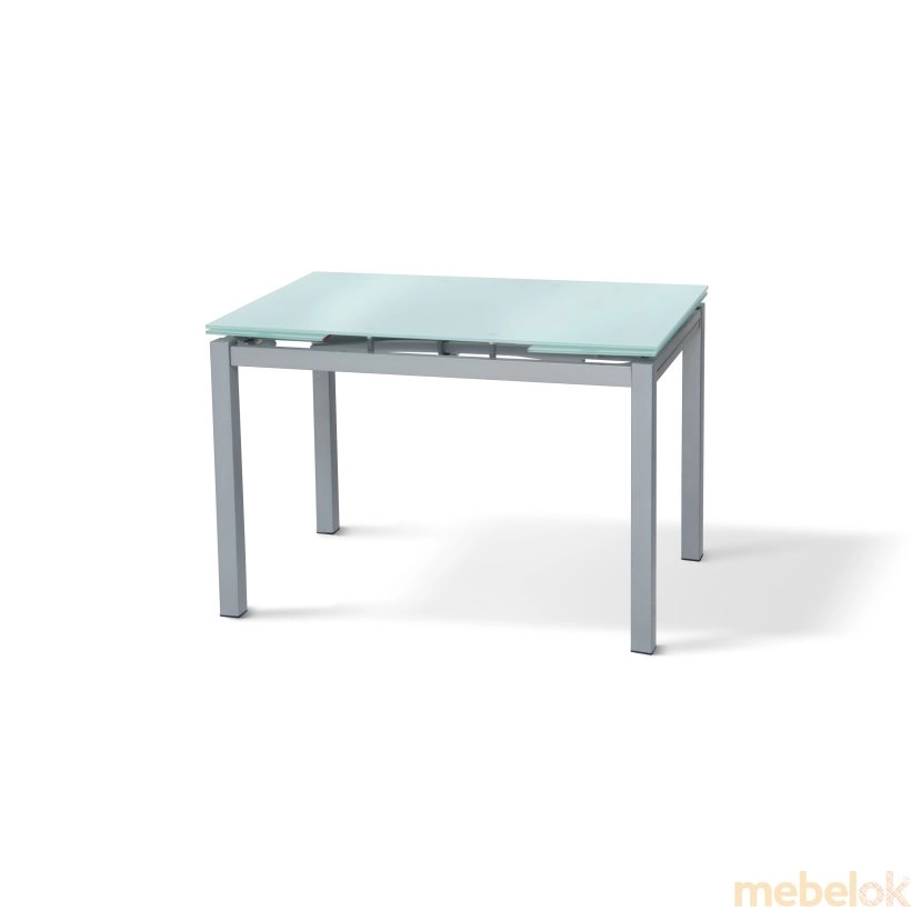 (Стол Венди XS-1025 110-170х70 белый/стекло) Микс мебель (Mix mebel)