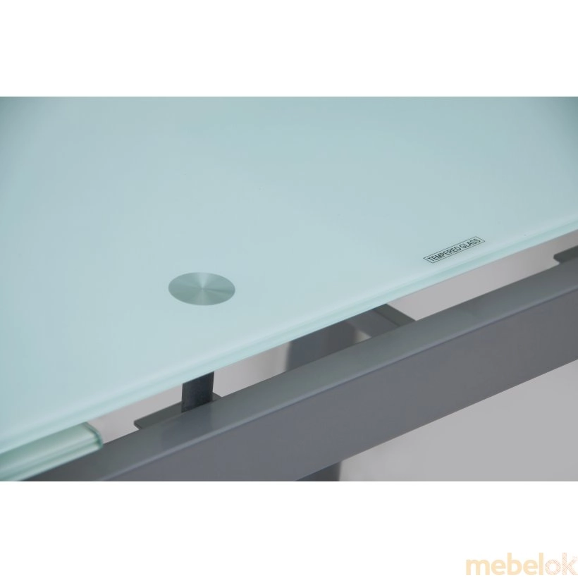 Стол Венди XS-1025 110-170х70 белый/стекло от фабрики Микс мебель (Mix mebel)
