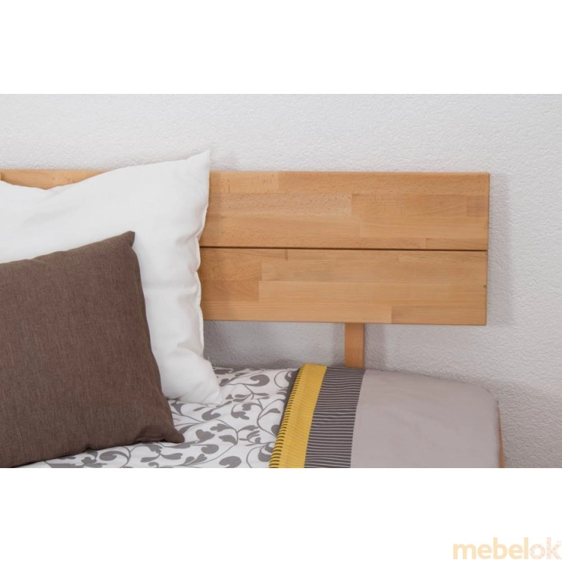 Двуспальная кровать b 108 160х200 из массива бука от фабрики Mobler (Моблер)
