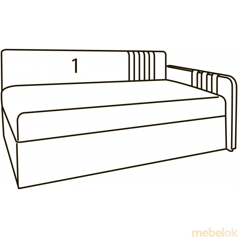 диван з виглядом в обстановці (Диван Колібрі 1.7)
