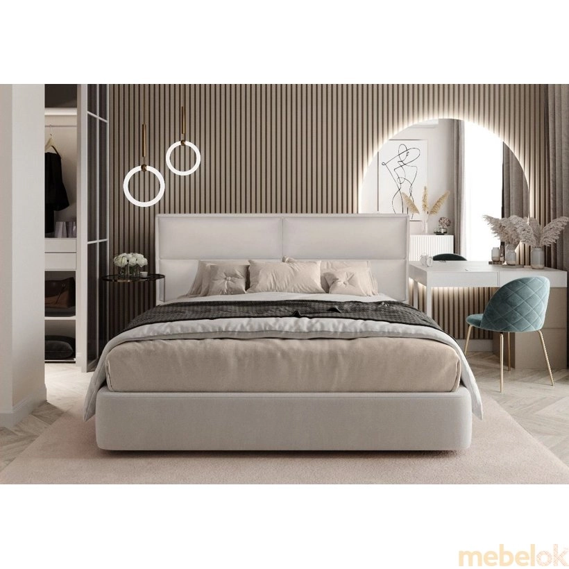 ліжко з виглядом в обстановці (Ліжко Санта-Марія Стандарт 180x200)