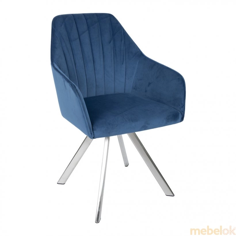 Кресло поворотное GALERA синий