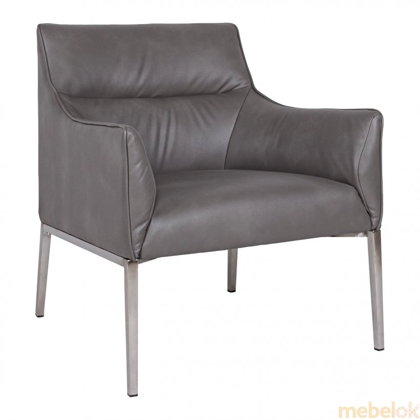 Кресло - лаунж MERIDA серый