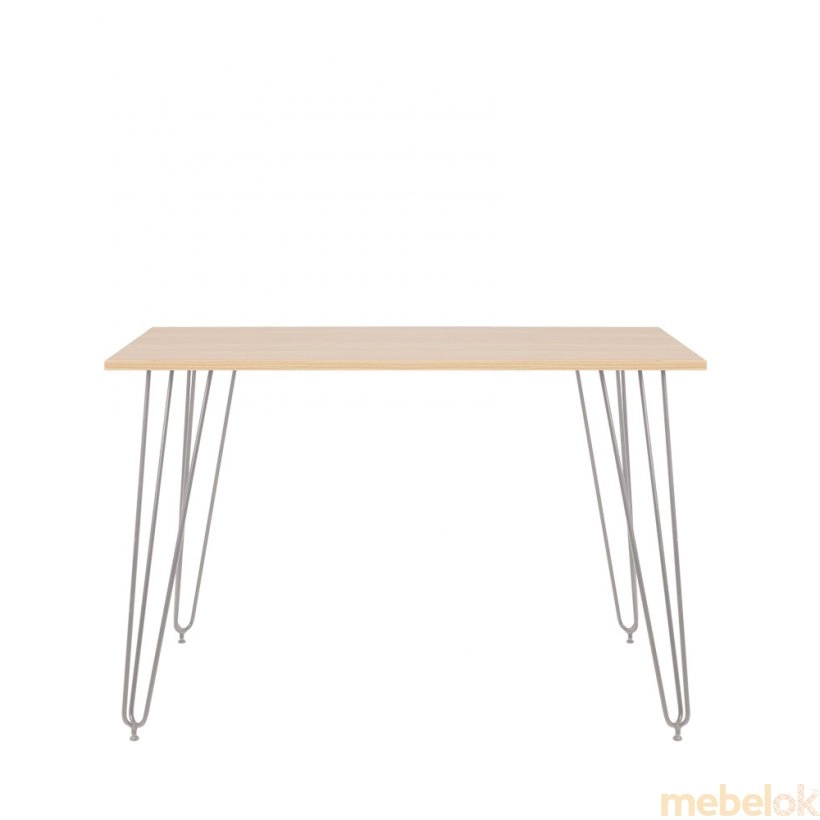 стіл з виглядом в обстановці (Стіл ALLER H18 ALU 120x80)