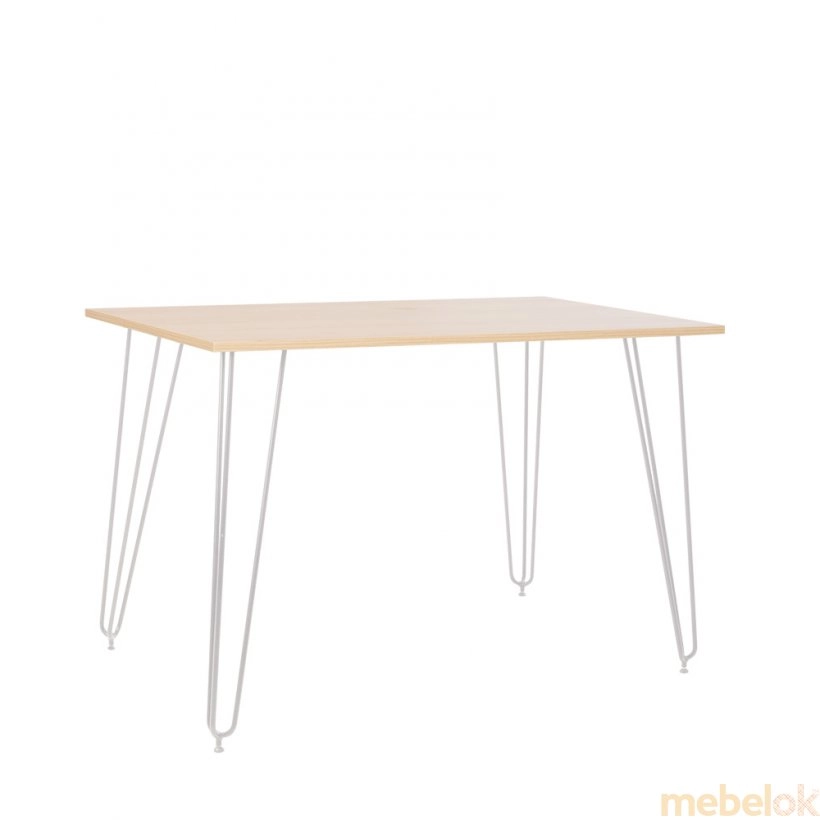 стіл з виглядом в обстановці (Стіл ALLER H18 CHROME 110x70)