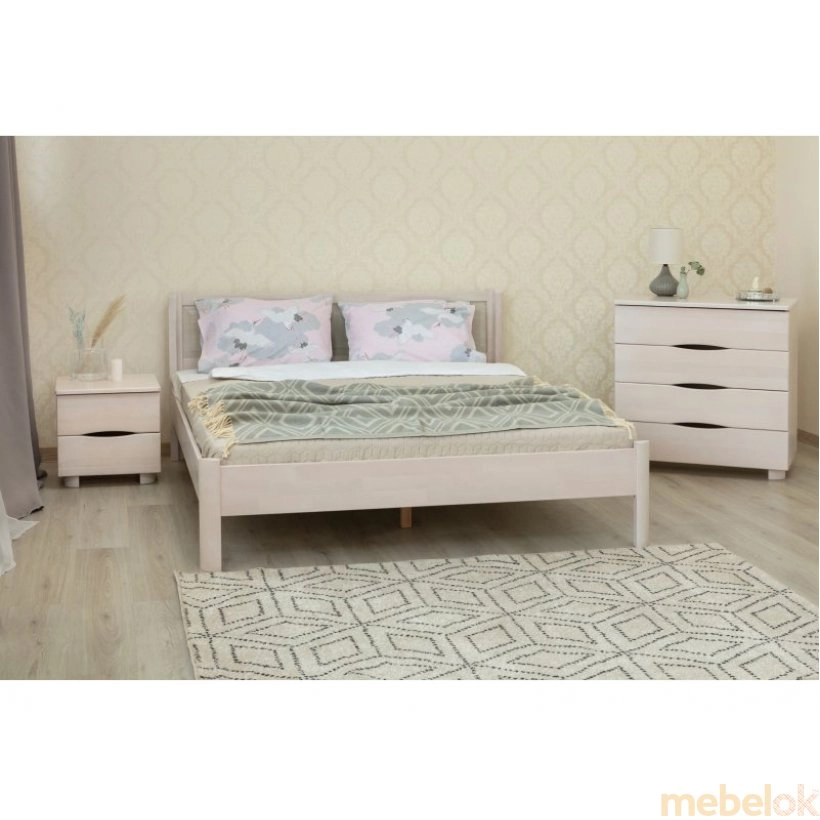 Кровать Марго филенка без изножья 160 от фабрики Олимп (Olimp)