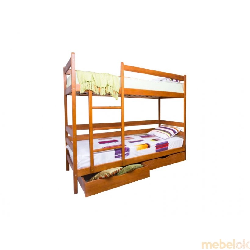 Кровать детская Амели двухъярусная 90x200