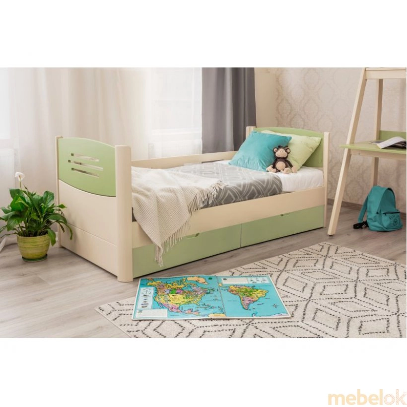 Кровать детская Марго Премиум 90x200 от фабрики Олимп (Olimp)
