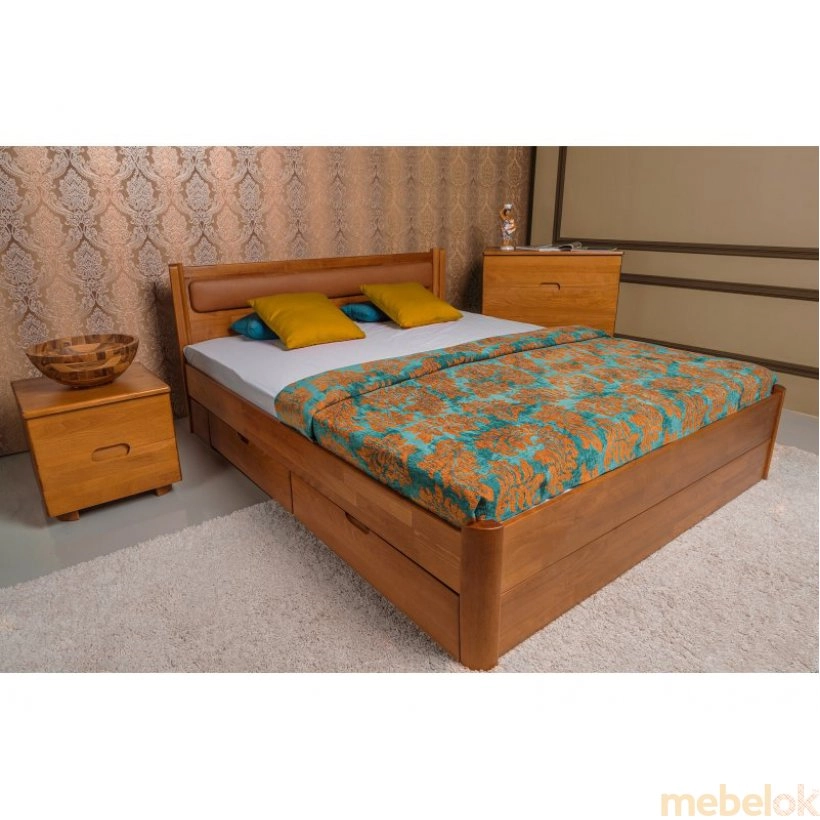 Кровать Марго мягкая с ящиками 140 от фабрики Олимп (Olimp)