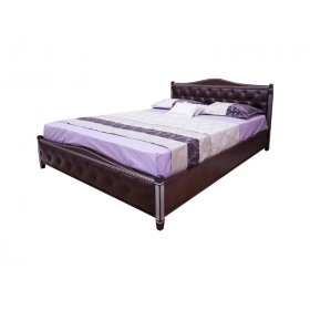 Кровать Прованс с мягкой спинкой ромбы 160