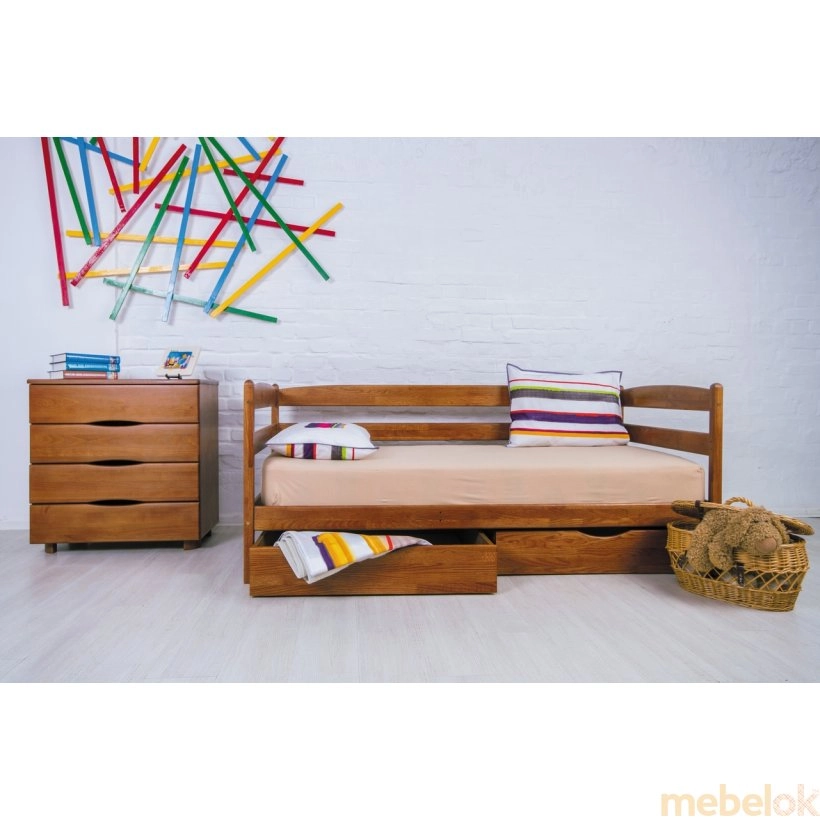 ліжко з виглядом в обстановці (Ліжко дитяче Маріо 90x200)