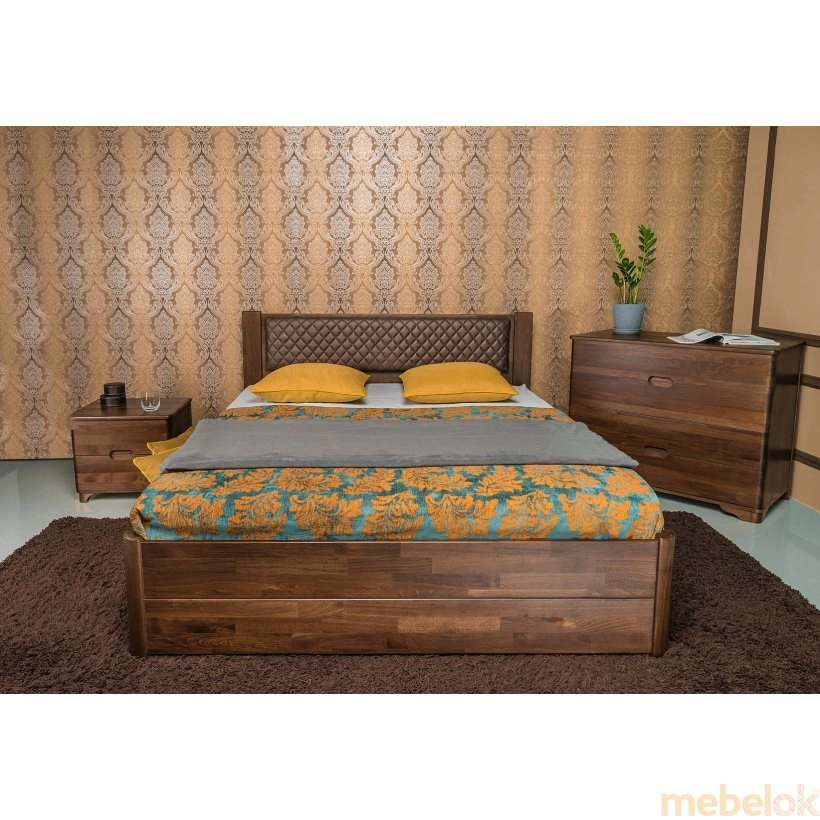 Ліжко Грейс з ящиками 160x200 від фабрики Олімп (Olimp)