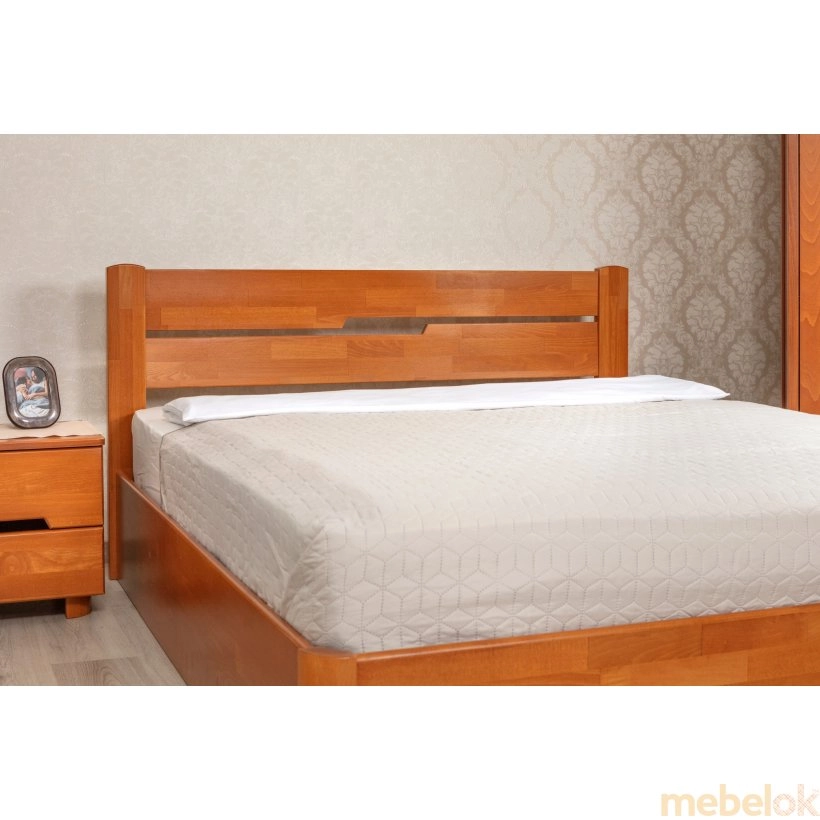 ліжко з виглядом в обстановці (Ліжко Айріс з підйомною рамою 160)