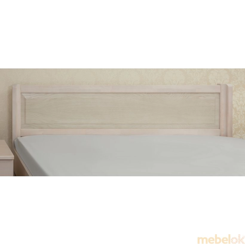 кровать с видом в обстановке (Кровать Марго филенка без изножья 180)