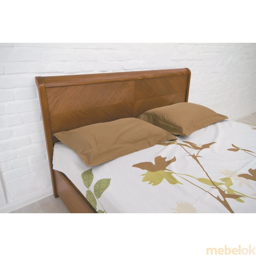 Кровать Милена с интарсией 140 от фабрики Олимп (Olimp)