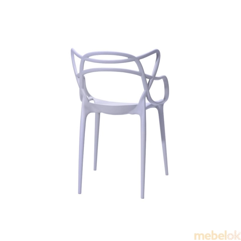 стул с видом в обстановке (Стул Bari серый 35)