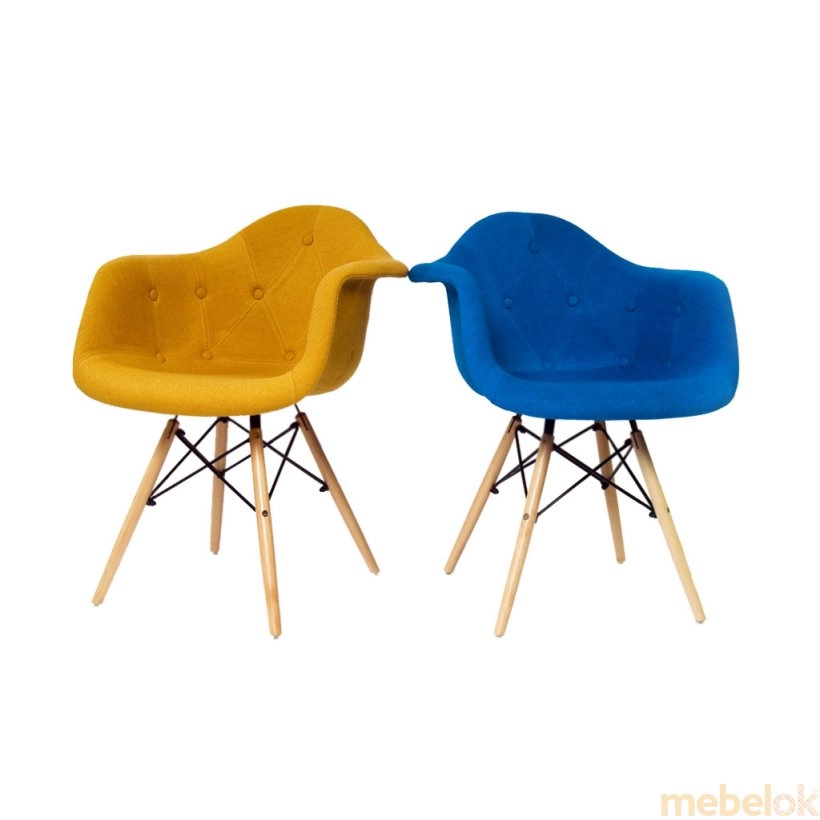 Кресло Leon Soft шерсть синяя W-5 от фабрики Onder Mebel (Ондер Мебель)