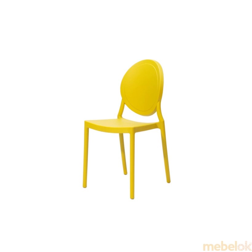 стул с видом в обстановке (Стул Lord желтый 11)