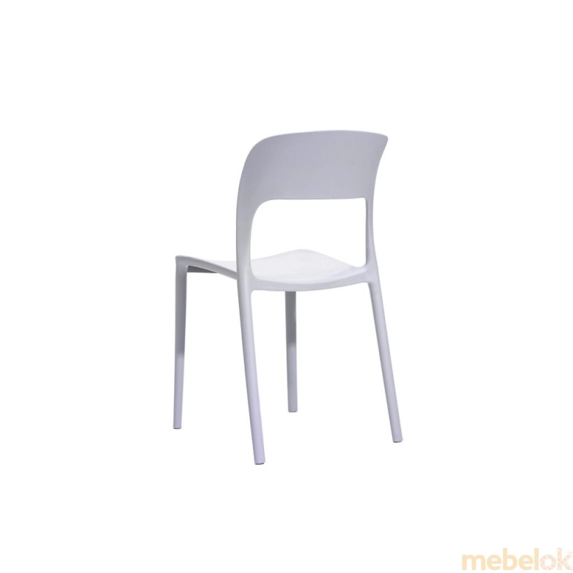 стул с видом в обстановке (Стул Ostin серый 35)