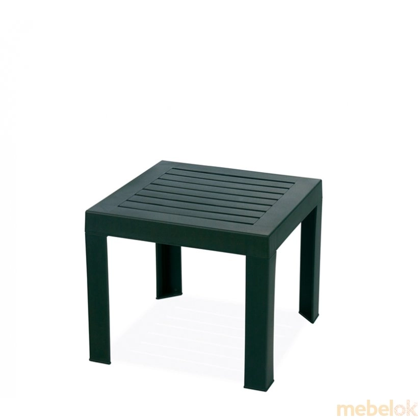 Столик для шезлонга Suda темно-зеленый