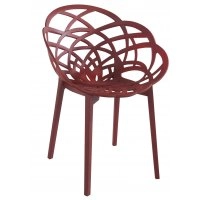 Кресло Flora матовое красный кирпич