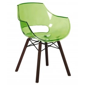 Крісло Opal Wox Iroko прозоро-зелене