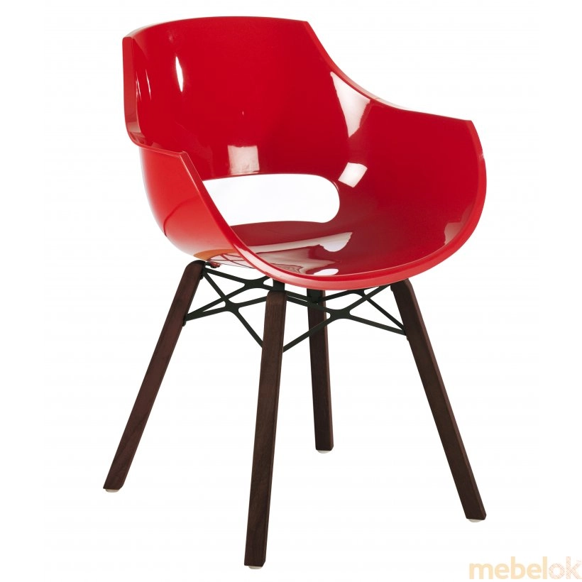 Кресло Opal Wox Iroko красное