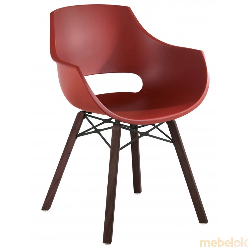 Кресло Opal Wox Iroko матовое красный кирпич