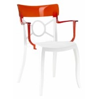 Кресло Opera-K красное с белым