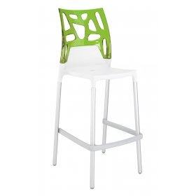 Барный стул Ego-Rock зеленый с белым