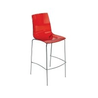 Барный стул X-treme BSL прозрачно-красный