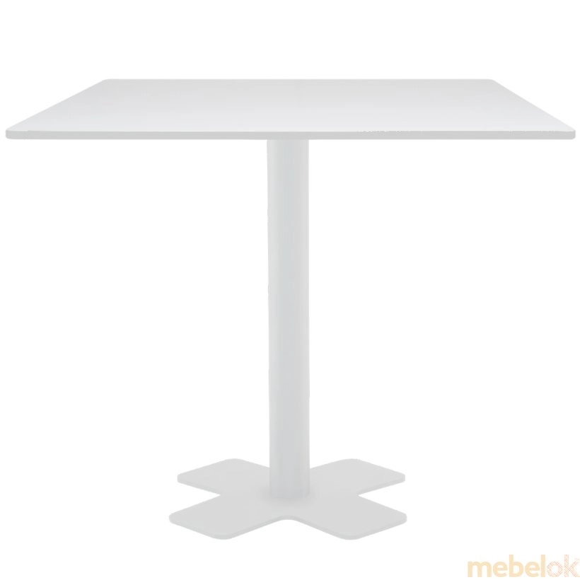 База стола Oxo II 60x60x73 катафорез матовый белый