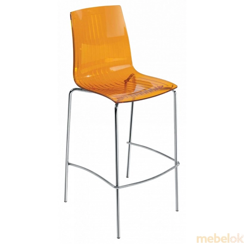 Барный стул X-Treme BSL прозрачно-оранжевый