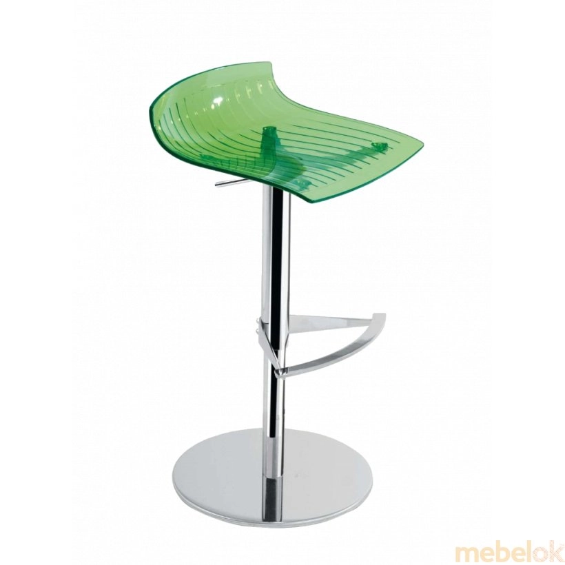 Барное кресло X-Treme B прозрачно-зеленый