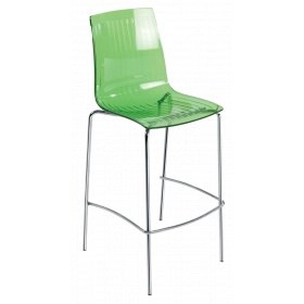 Барний стілець Papatya X-Treme BSL прозоро-зеленый