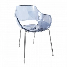 Кресло Opal прозрачно-серое