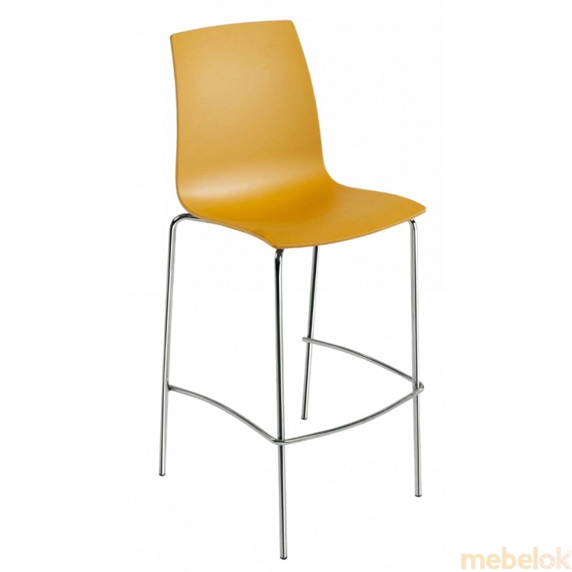Барний стілець Papatya X-Treme BSL темно-жовтий