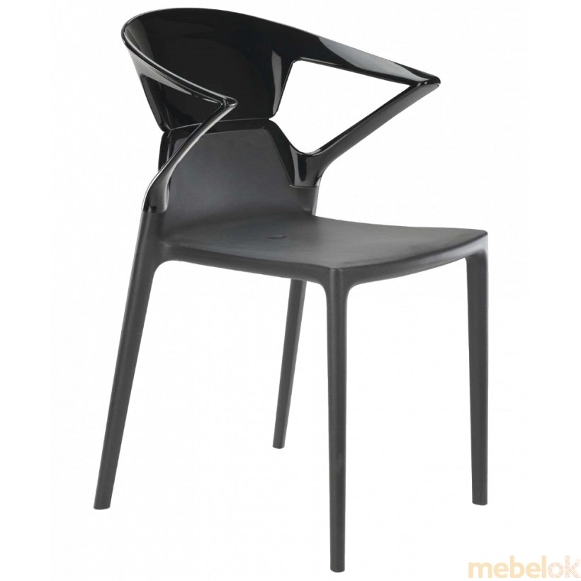 Кресло Ego-K антрацит сиденье, верх черный