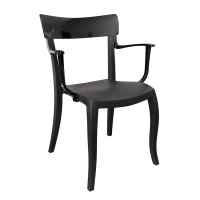 Кресло Hera-K черное сиденье, верх черный