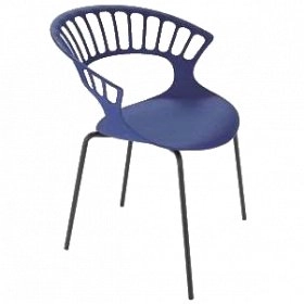 Кресло Tiara пурпурный, антрацит база катафорез