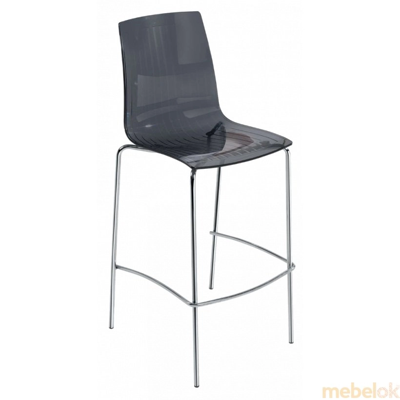 Барный стул X-Treme BSL прозрачно-дымчатый