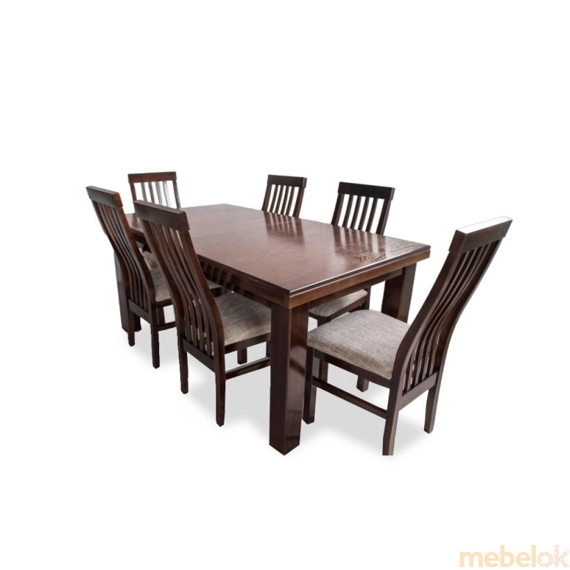 Комплект стол Европа раскладной + 6 стульев Модерн