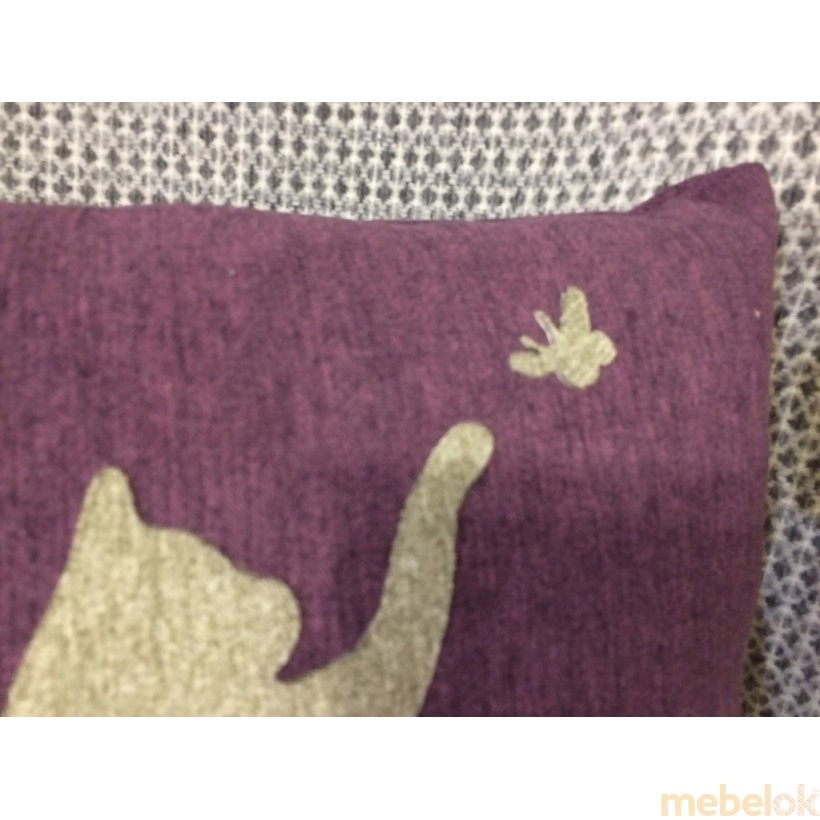Декоративна подушка фіолетове Кошеня від фабрики PidVushko (ПідВушко)