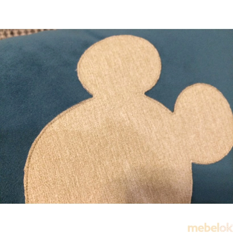 Декоративная подушка синяя Микки Маус от фабрики PidVushko (ПідВушко)