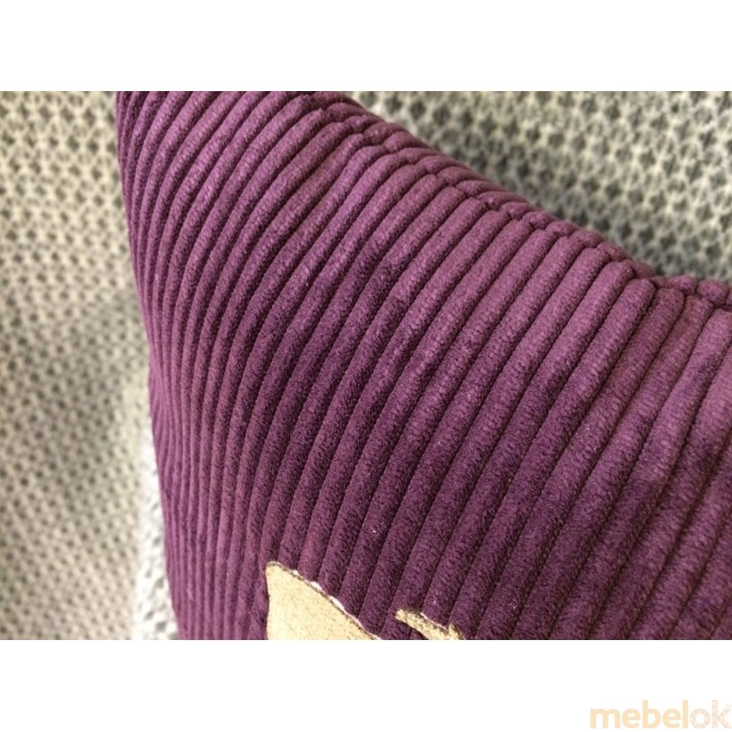 Декоративная подушка фиолетовая Щенок от фабрики PidVushko (ПідВушко)