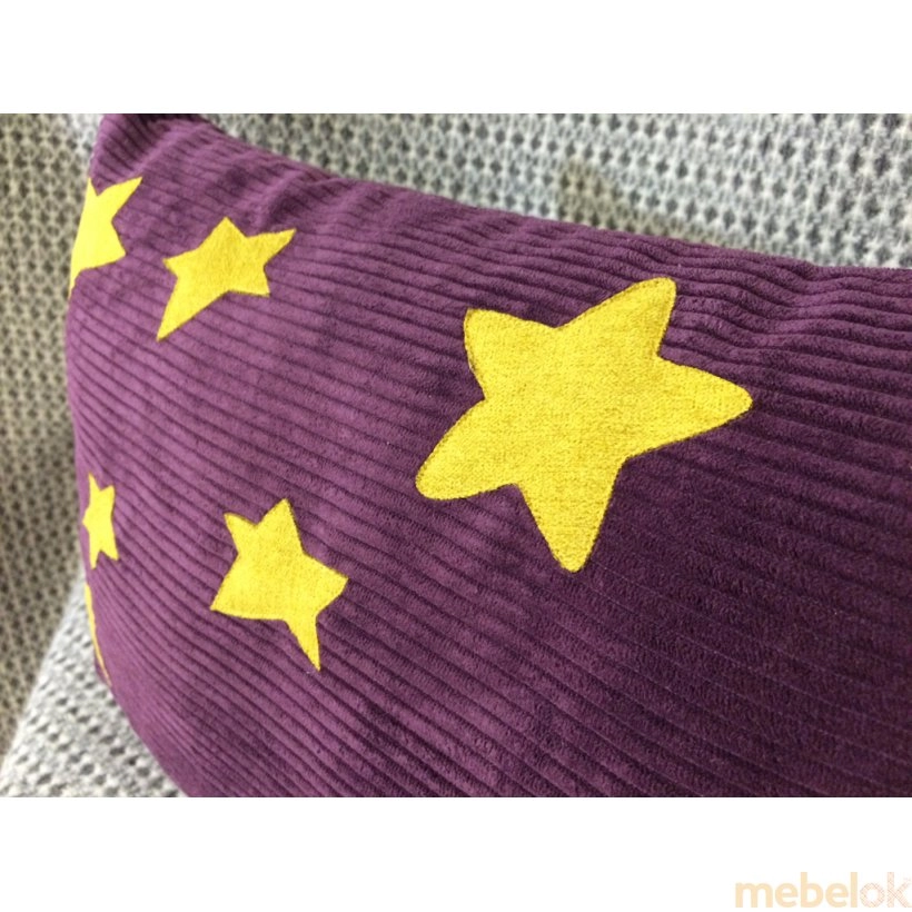 Декоративна подушка фіолетова Зоряне небо від фабрики PidVushko (ПідВушко)
