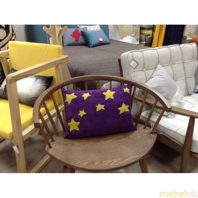 Декоративна подушка фіолетова Зоряне